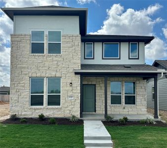New construction Single-Family house 337 Porter Country Pkwy, Buda, TX 78610 plan Pearl - image