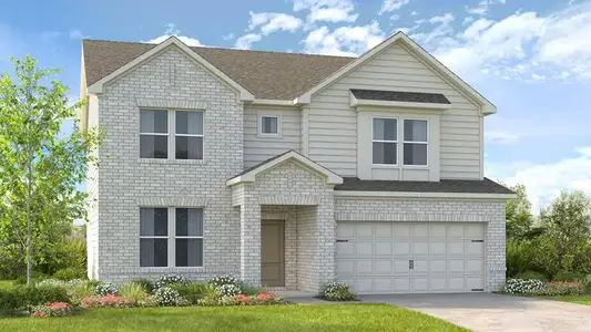 New construction Single-Family house 4039 Alderstone Dr, Flowery Branch, GA 30542 plan Prescott - image
