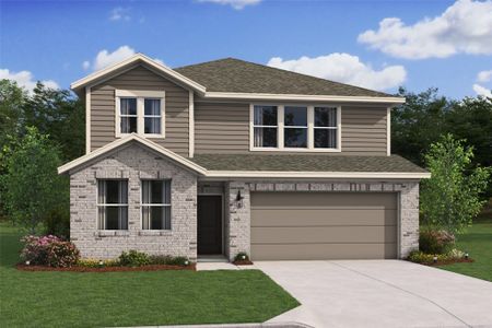 New construction Single-Family house 423 E Rose Marie Ln, Montgomery, TX 77356 plan Zambezi II - image