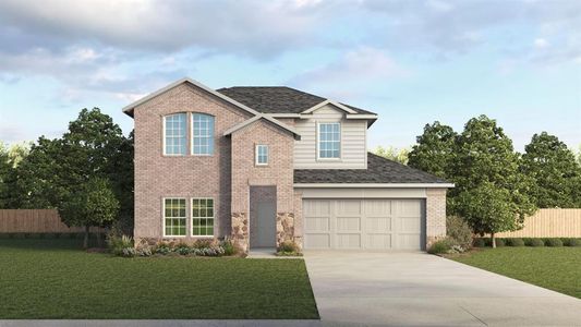 New construction Single-Family house 7025 Thunder Dove Ct, Garland, TX 75043 plan H232 Tangerine - image