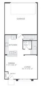 New construction Townhouse house 9420 Laurel Wreath Dr, Forney, TX 75126 plan Julia - Modern - image