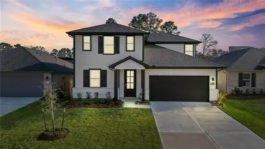 New construction Single-Family house 19733 Flag View Dr, Montgomery, TX 77316 plan Cascade - image