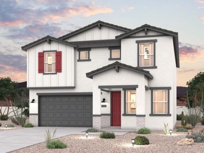 New construction Single-Family house 6272 E Crockett Wy, San Tan Valley, AZ 85143 plan Oriole - image