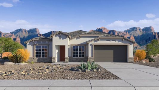 New construction Single-Family house 17720 W Brown St, Waddell, AZ 85355 plan Onyx - image