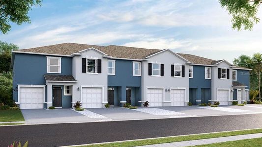 New construction Townhouse house 2810 Newbern Banks Drive, Bradenton, FL 34208 Vale- photo 0