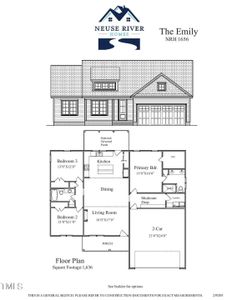 New construction Single-Family house 58 N Rowsham Place, Smithfield, NC 27577 - photo 0