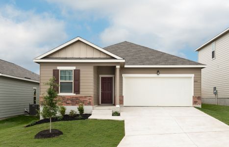 New construction Single-Family house 12809 Kentucky Warbler, Buda, TX 78610 plan Moonbeam - image