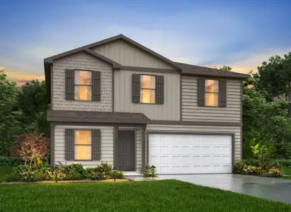 New construction Single-Family house 338 N Coral Bells Wy, Four Oaks, NC 27524 plan Harrison - image