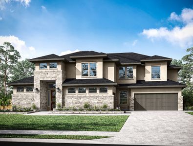 New construction Single-Family house 19910 Winding Angelica Wy, Cypress, TX 77433 plan Trieste - image