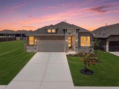 New construction Single-Family house 112 Salado Creek Trl, Bastrop, TX 78602 plan Lanport - image