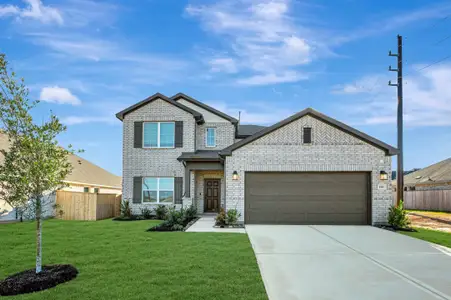 New construction Single-Family house 536 Bluebell Maiden Ct, Magnolia, TX 77354 plan Magellan - image