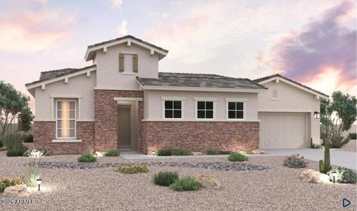 New construction Single-Family house 6716 N 190Th Dr, Waddell, AZ 85355 Palazzo Series - Almeria- photo 0