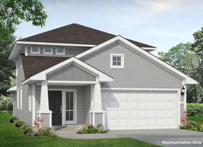 New construction Single-Family house 138 Ivy Psge, Maxwell, TX 78656 plan Hymeadow 2107 - image