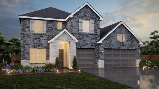 New construction Single-Family house 1607 Barlett Sq, New Braunfels, TX 78130 plan Chisos Mountain View - image