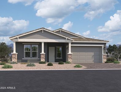 New construction Single-Family house 22709 E Lords Way, Queen Creek, AZ 85142 Topaz- photo 0