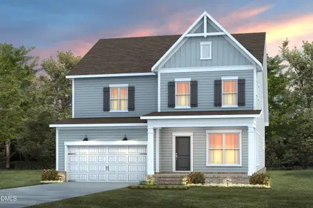 New construction Single-Family house 2212 Astride Wy, Willow Spring, NC 27592 plan Continental - image