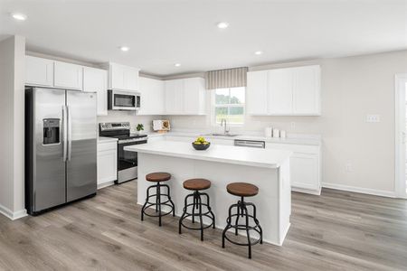 New construction Single-Family house 2010 Evanston Dr, Wellford, SC 29385 plan Hazel with Finished Basement - image