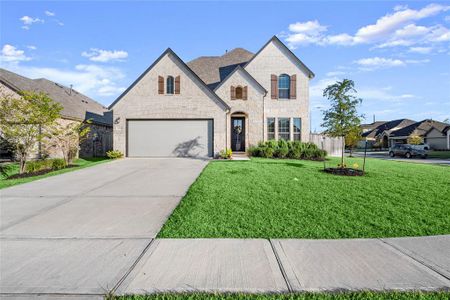 New construction Single-Family house 17010 Bainham Forest Trail, Hockley, TX 77447 - photo 0