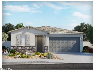 New construction Single-Family house 3343 N Camden Dr, Florence, AZ 85132 plan Leslie - image