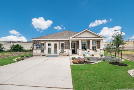 New construction Single-Family house 2720 Sierra Chicas Lane, Seguin, TX 78155 Bradwell- photo 0