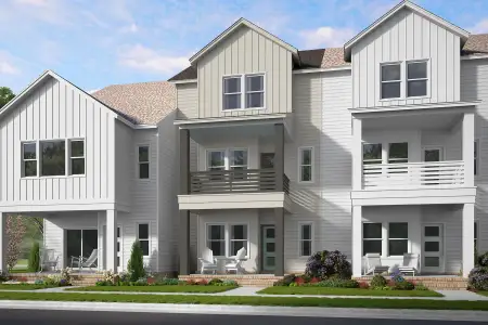 New construction Townhouse house 906 Allen Park Dr, Raleigh, NC 27604 plan Bluebird - image