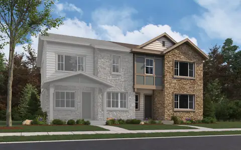 New construction Duplex house 3885 W 82Nd Ln, Westminster, CO 80031 plan Tennyson - Paired Homes - image