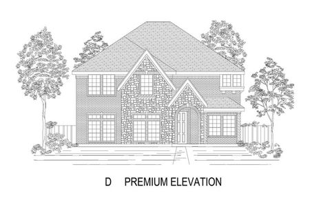 New construction Single-Family house 1405 Porter Dr, Frisco, TX 75036 plan Princeton 2R-CW - image