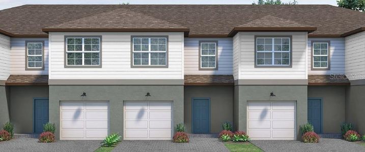 New construction Townhouse house 630 Cedar Elm Ct, Eustis, FL 32726 plan Palmer - image