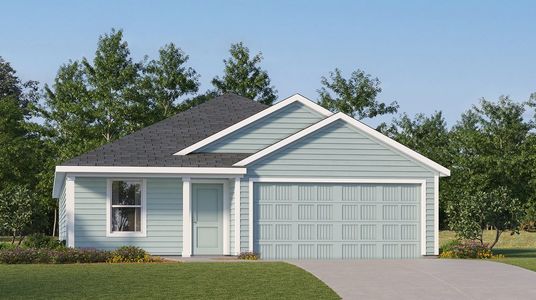 New construction Single-Family house 1818 Wood Warbler, New Braunfels, TX 78130 Dowing- photo 0