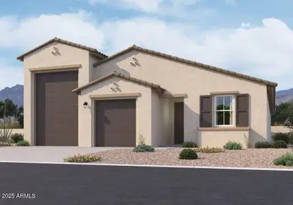 New construction Single-Family house 2639 E Rustler Rd, San Tan Valley, AZ 85140 plan Opal RV Garage - image