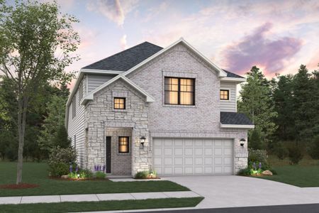 New construction Single-Family house Waller, TX 77484 plan Holbrook II Mustang Meadows 40s - image