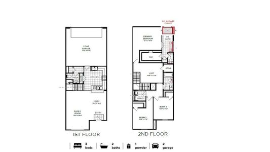 New construction Townhouse house 11918 Outer Bark Dr, Tomball, TX 77375 plan Travis 6A2 - image