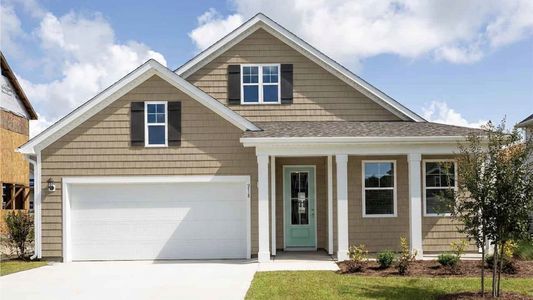 New construction Single-Family house 424 Matthews Farm Rd, Hubert, NC 28539 plan Darby - image