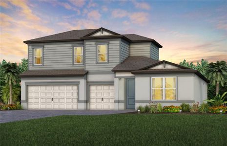 New construction Single-Family house 13716 Brookside Haven Street, Riverview, FL 33578 - photo 0