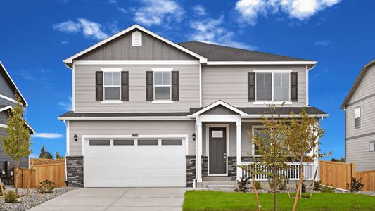 New construction Single-Family house 13982 Beebalm Trl, Parker, CO 80134 plan Henley - image