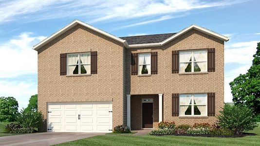 New construction Single-Family house 371 Creekview Wy, Dallas, GA 30132 plan Green - image