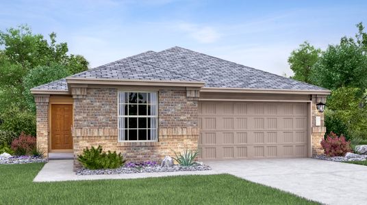 New construction Single-Family house 222 Camargue Drive, Hutto, TX 78634 Mason- photo 0