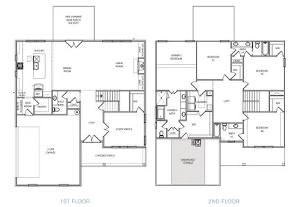 New construction Single-Family house 7970 Beryl Overlook, Gainesville, GA 30506 plan The Vivienne - image 3