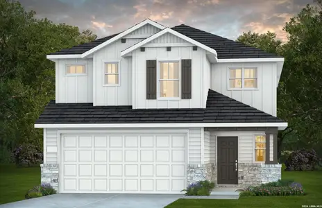 New construction Single-Family house 2960 Water Lotus, New Braunfels, TX 78130 plan Coolidge - image