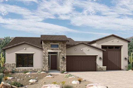 New construction Single-Family house 4125 W Prospector Wy, Buckeye, AZ 85396 plan The Joven - image