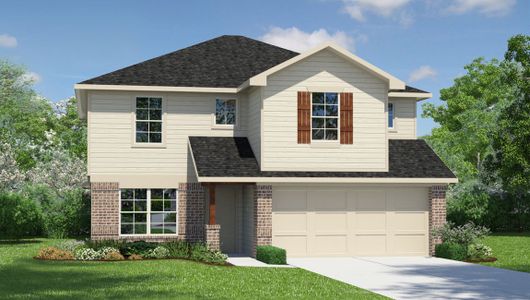 New construction Single-Family house 5755 Gray Moore, San Antonio, TX 78245 plan The Lombardi - image