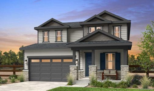 New construction Single-Family house 717 Bradley Cir, Elizabeth, CO 80107 plan Estes - image