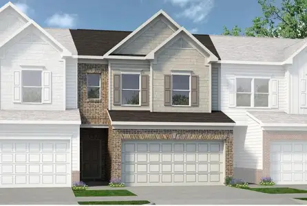 New construction Townhouse house 102 Jacobs Farm Ln, Unit 40, Lawrenceville, GA 30045 The Maddux II- photo 0