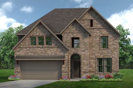 Elevation C | Concept 2844 at Hunters Ridge in Crowley, TX by Landsea Homes