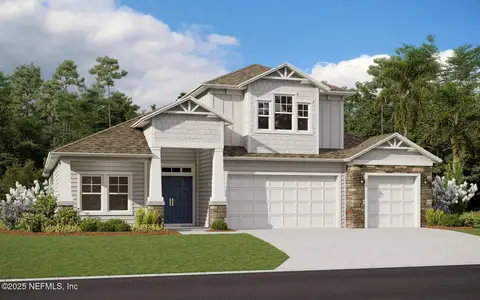 New construction Single-Family house 3670 Americana Dr, Green Cove Springs, FL 32043 Boca II- photo 0