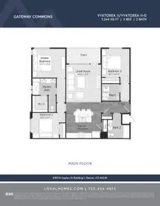 New construction Condo house 6153 N Ceylon St, Unit 108, Denver, CO 80249 plan Vyktorea I - image 3