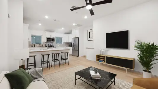 New construction Townhouse house 5224 Springlake Pkwy, Haltom City, TX 76117 plan Elizabeth - image