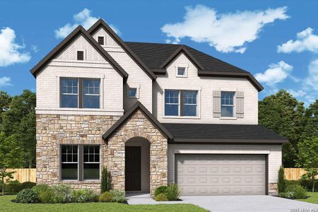 New construction Single-Family house 9803 Rockcress Rd, Boerne, TX 78006 plan The Bluebonnet - image