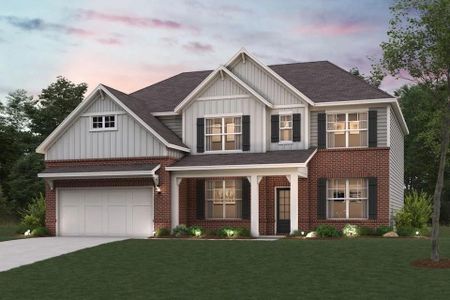 New construction Single-Family house 6835 Settingdown Creek Dr, Dawsonville, GA 30534 Bismark- photo 0