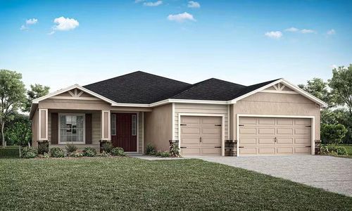 New construction Single-Family house 231 Blossoming Lily Ave, Ruskin, FL 33570 plan Westin II - image